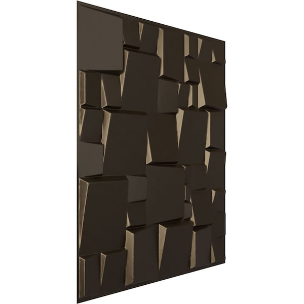 19 5/8in. W X 19 5/8in. H Modern Square EnduraWall Decorative 3D Wall Panel Covers 2.67 Sq. Ft.